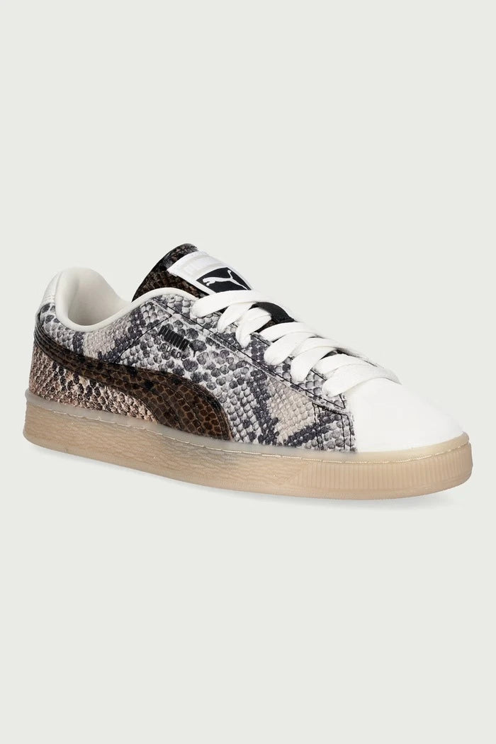 Suede Snake kadın deri spor ayakkabı