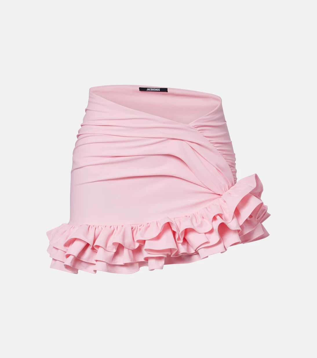 Jacquemus - Playa ruffled jersey miniskirt
