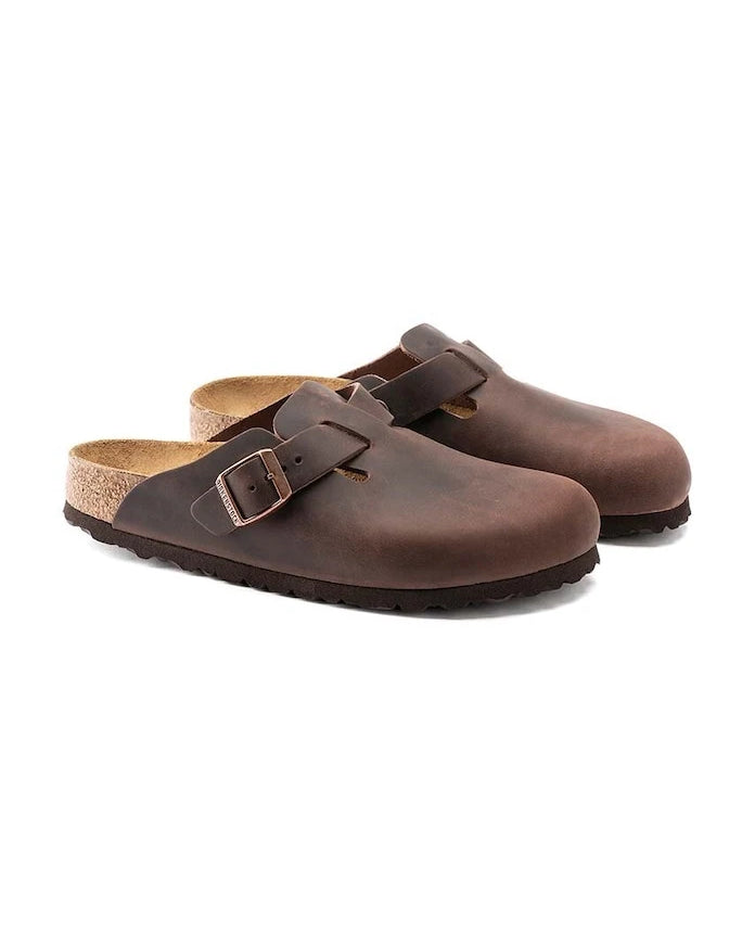 Birkenstock Boston Deri Terlik