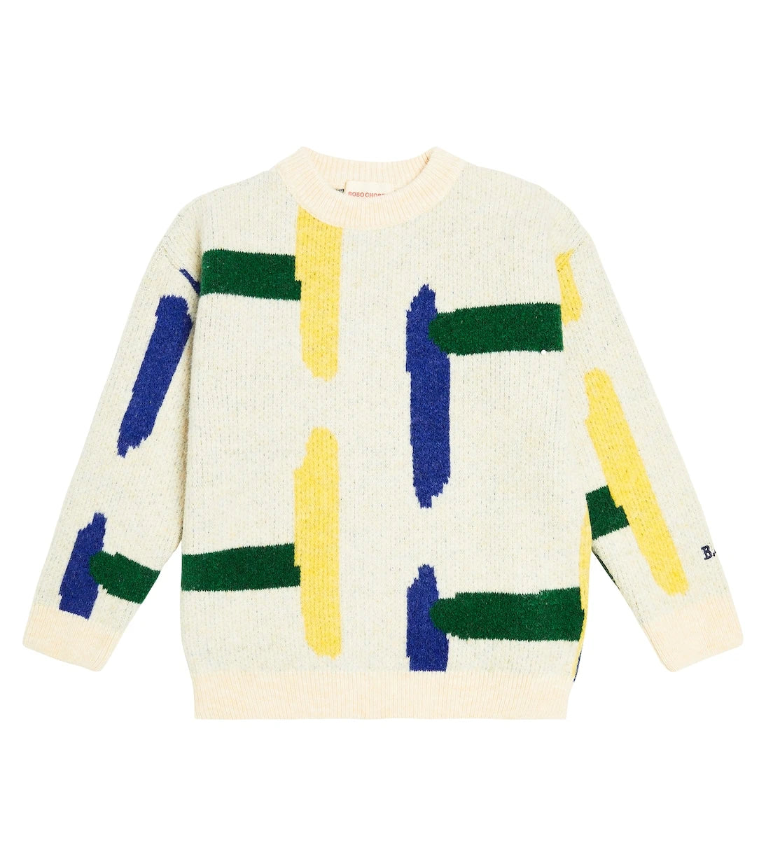 Bobo Choses - Geometric jacquard sweater