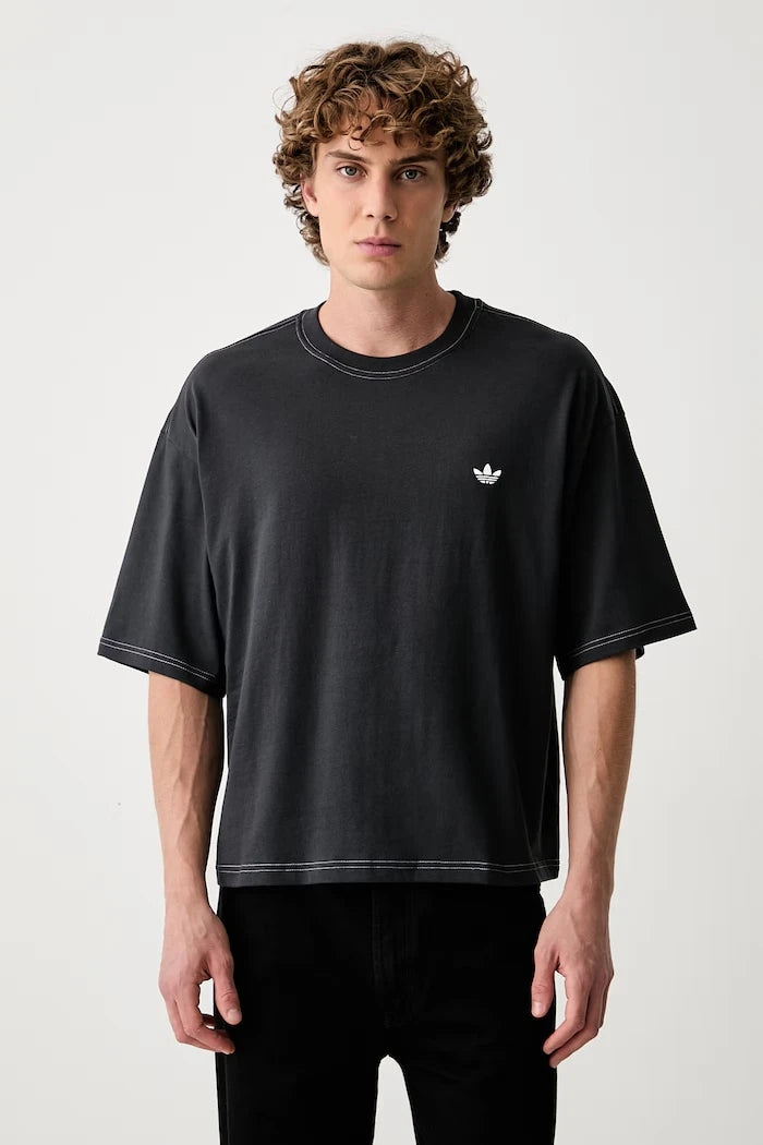 adidas Originals Erkek Pamuklu Tişört Contrast Oversized