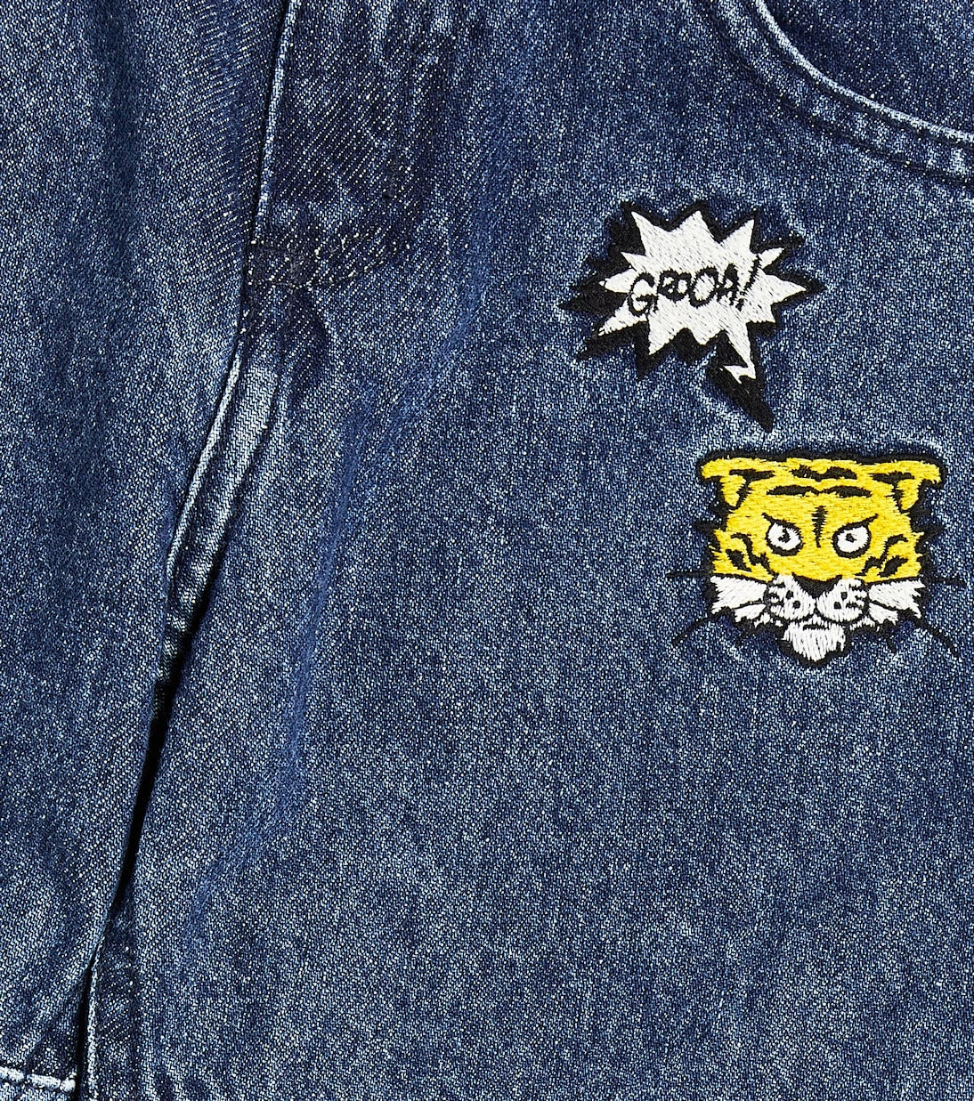 Kenzo Kids - Embroidered jeans