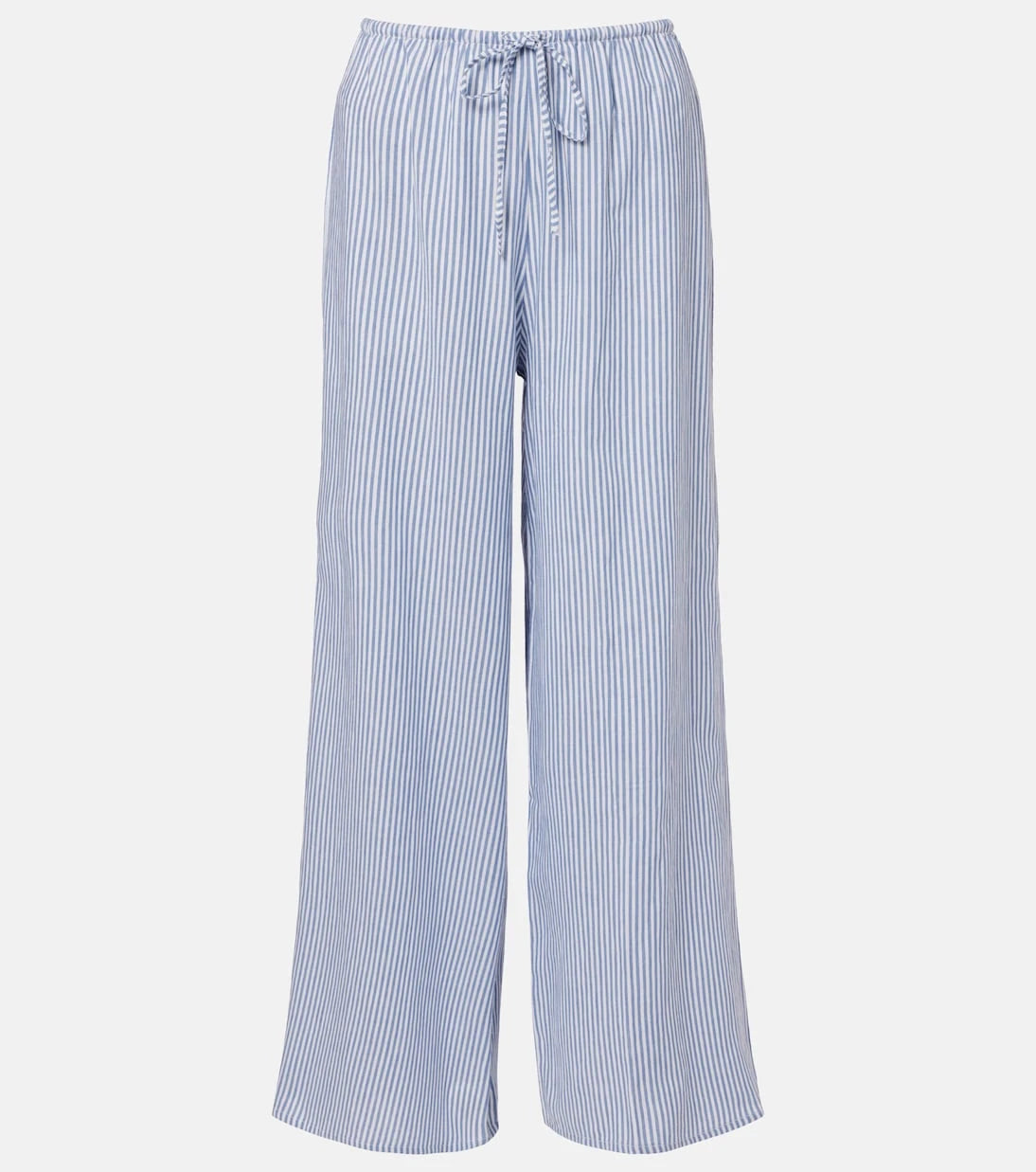 Montce - Striped cotton wide-leg pants