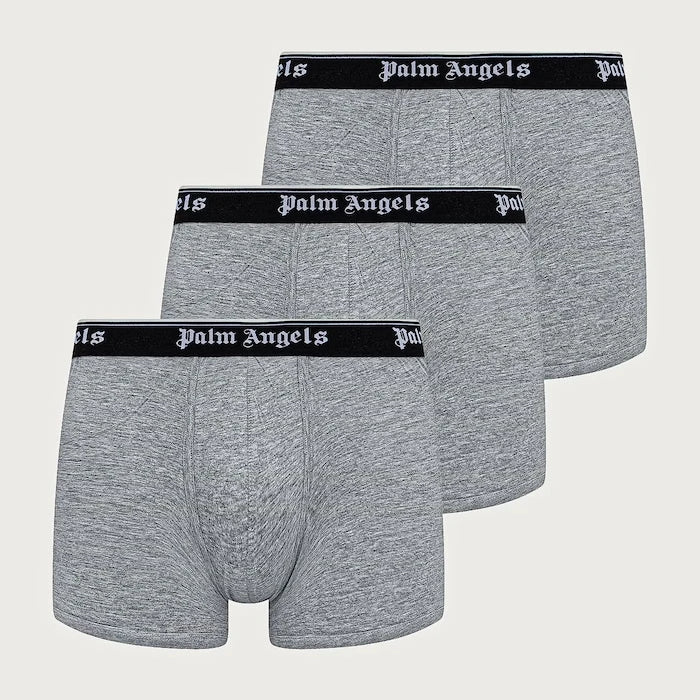 Palm Angels Erkek Dar Boxer 3'lü Pamuklu