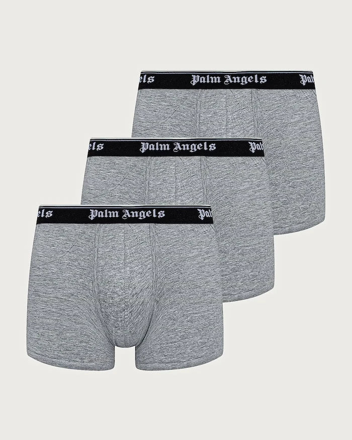 Palm Angels Erkek Dar Boxer 3'lü Pamuklu