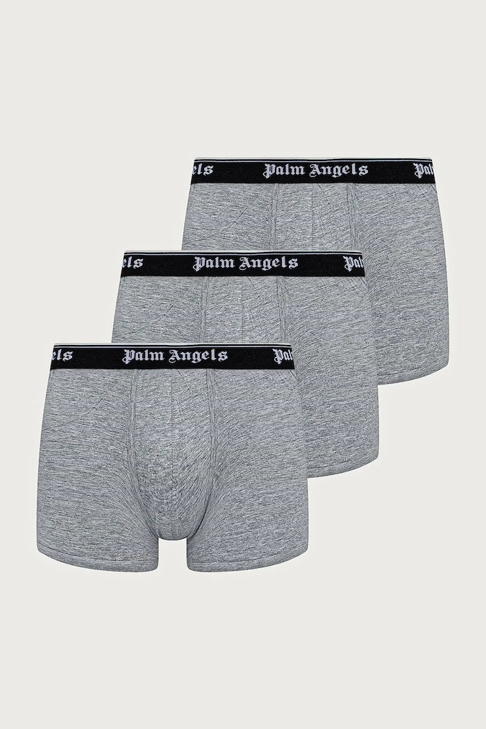 Palm Angels Erkek Dar Boxer 3'lü Pamuklu
