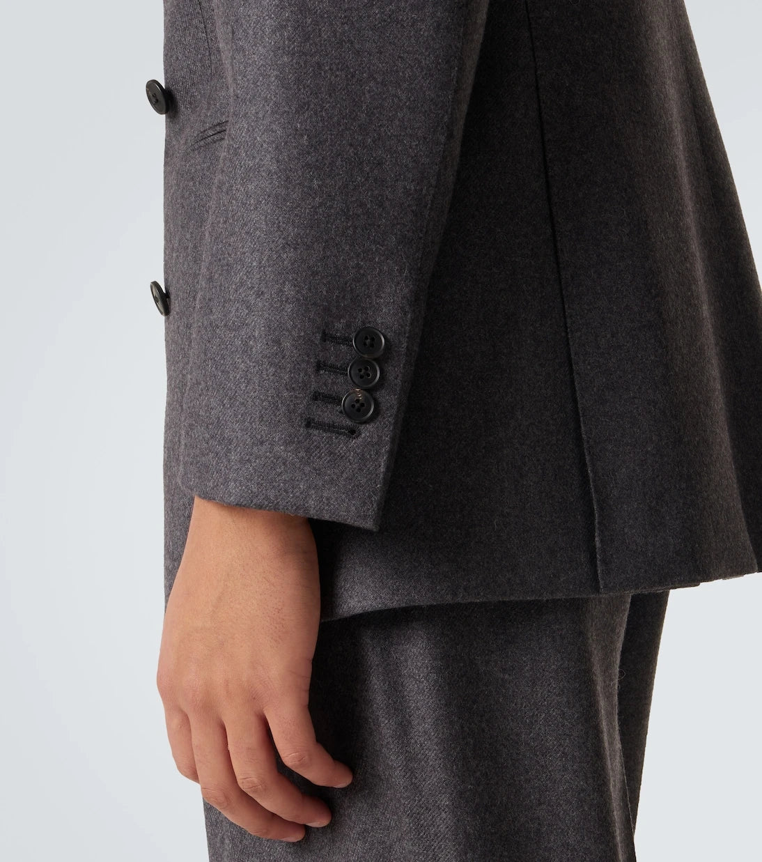 Saman Amel - Double-breasted wool suit jacket