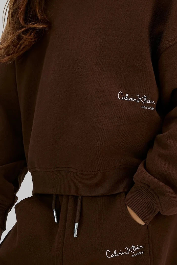Calvin Klein Jeans Çocuk Pamuklu Sweatshirt