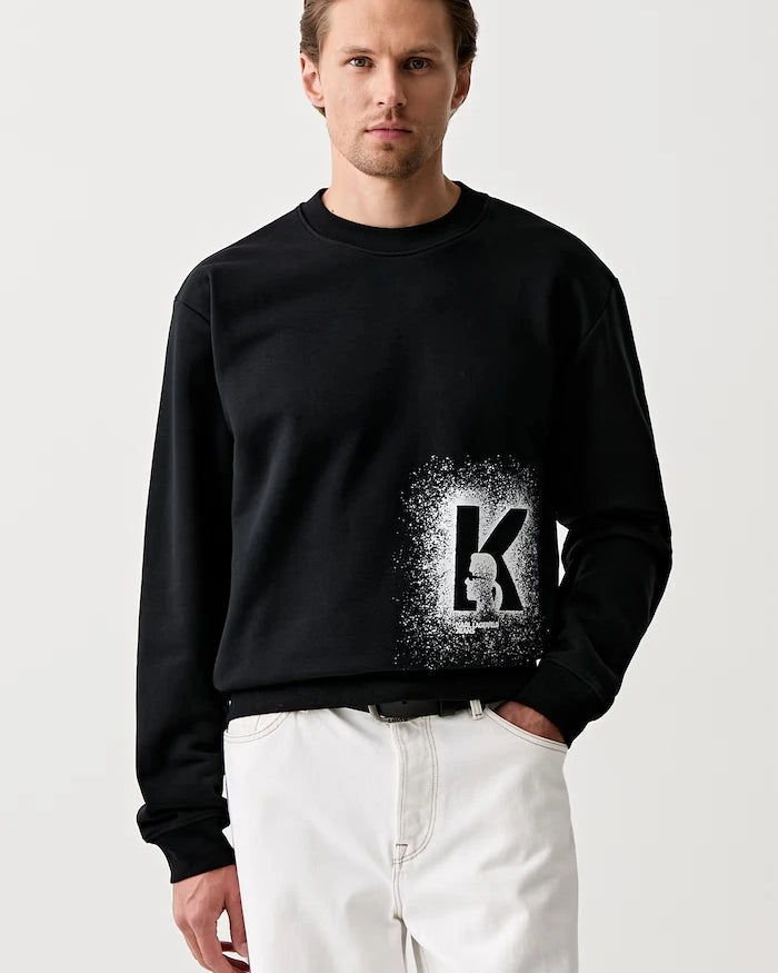 Karl Lagerfeld Jeans erkek pamuklu sweatshirt