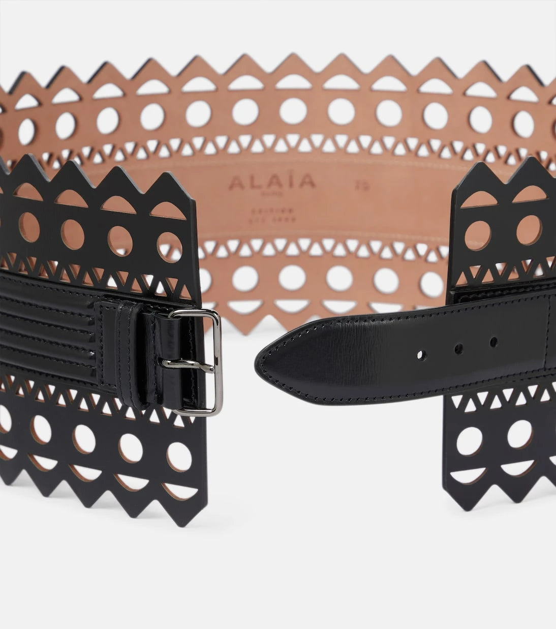 Alaïa - Leather corset belt