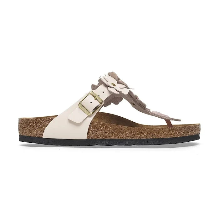 Кожени джапанки Birkenstock Gizeh Flowers