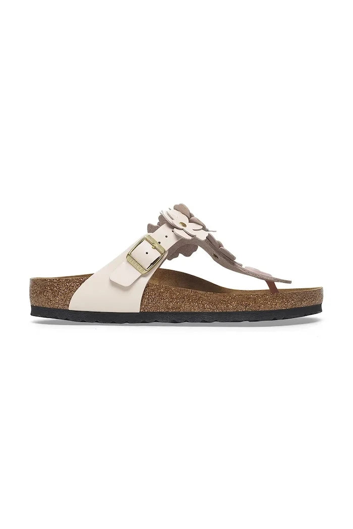 Кожени джапанки Birkenstock Gizeh Flowers