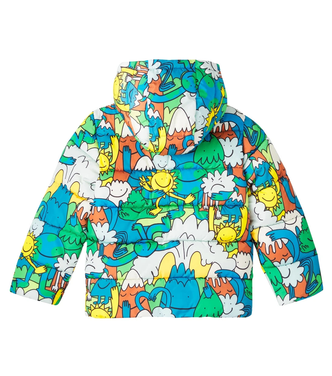 Stella McCartney Kids - جاكيت منفوخ مطبوع