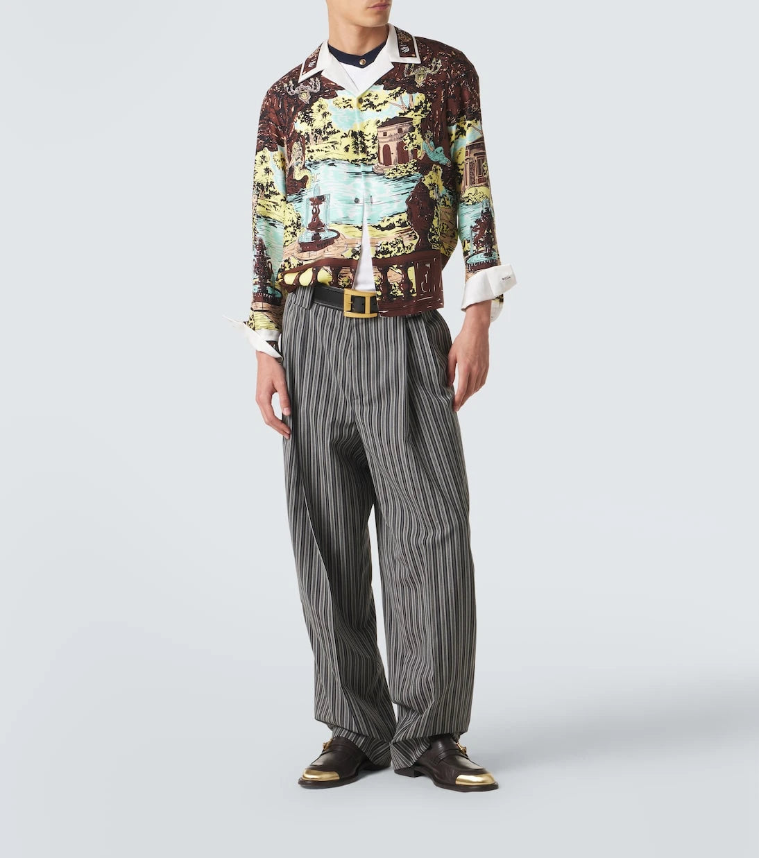 Versace - Medusa cotton-blend jersey T-shirt
