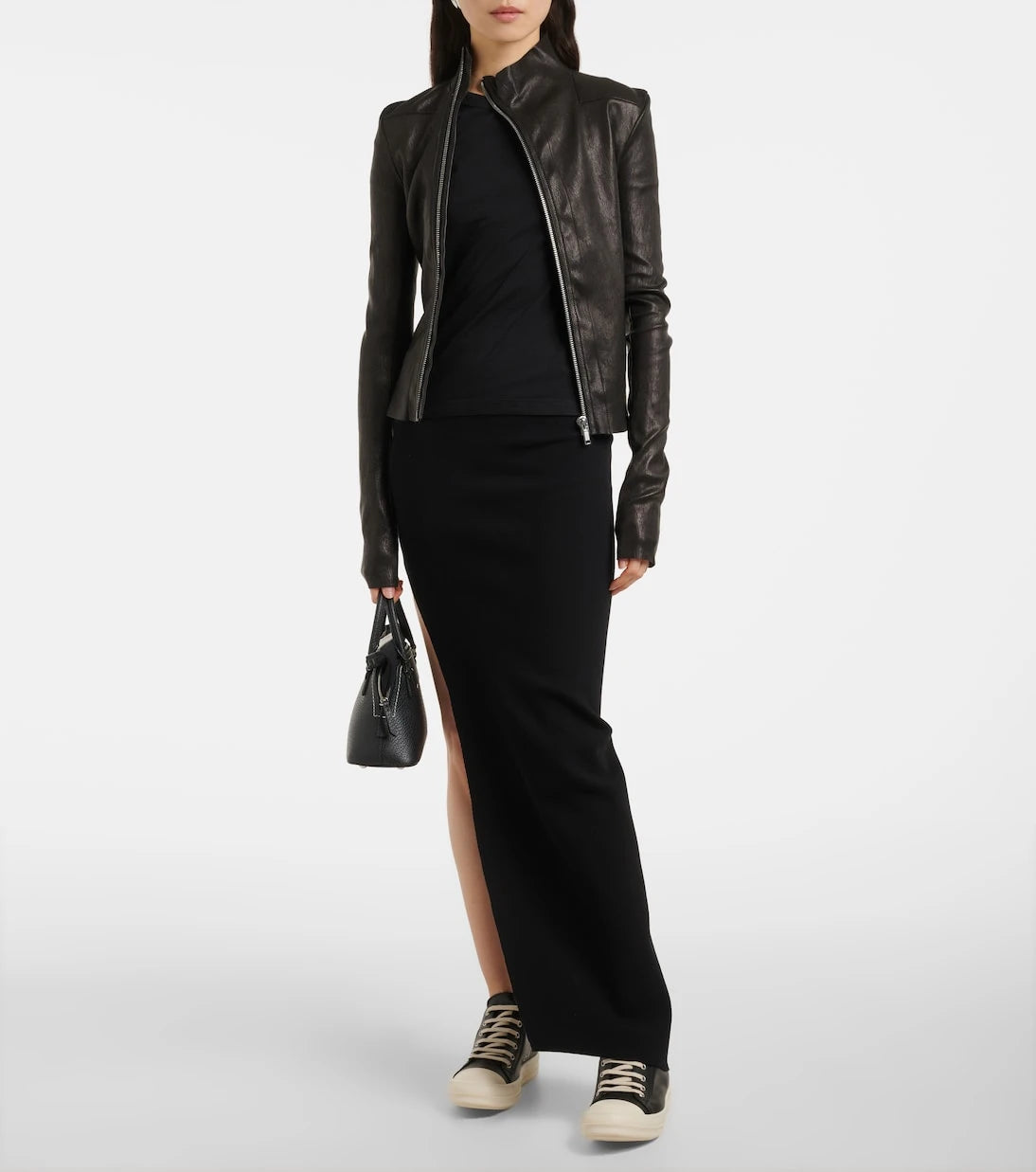 Rick Owens - Sneaks Low leather sneakers