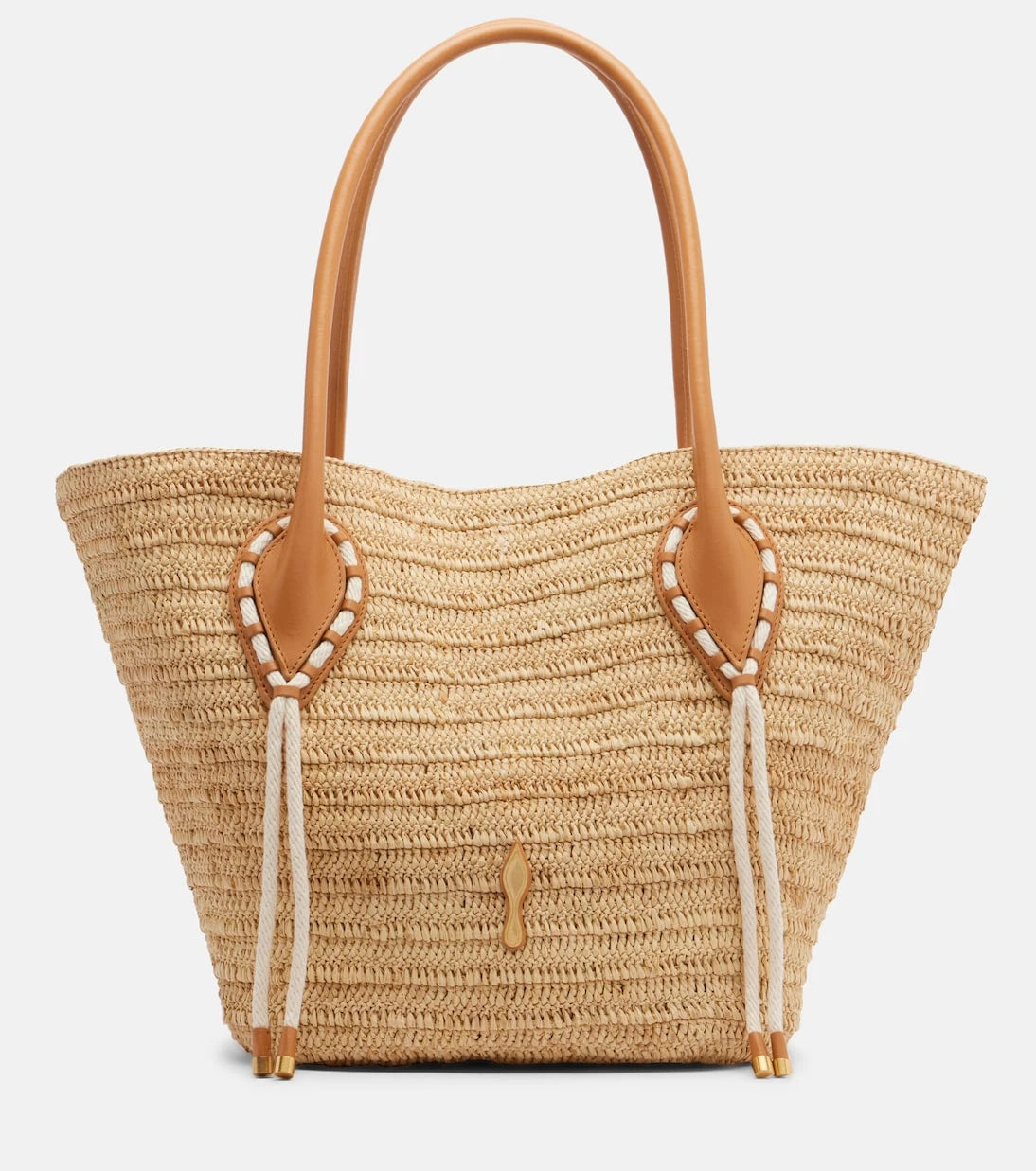 Christian Louboutin - Venus raffia tote bag
