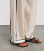 Thomson Wide-Leg Trousers SAND STRIPE