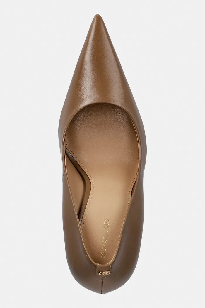MICHAEL Michael Kors обувки с ток от кожа Elyse High Pump
