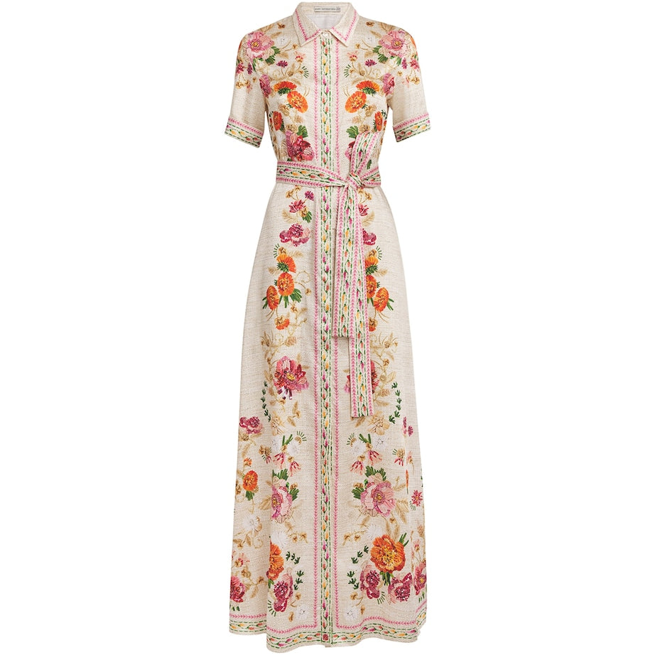 Satin Como Maxi Dress