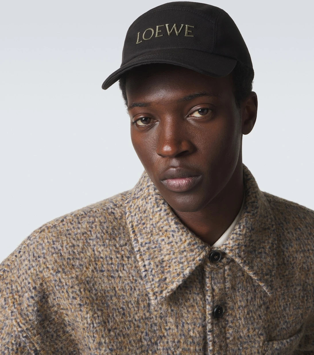 Loewe - قبعة بيسبول من دريل القطن بشعار الماركة