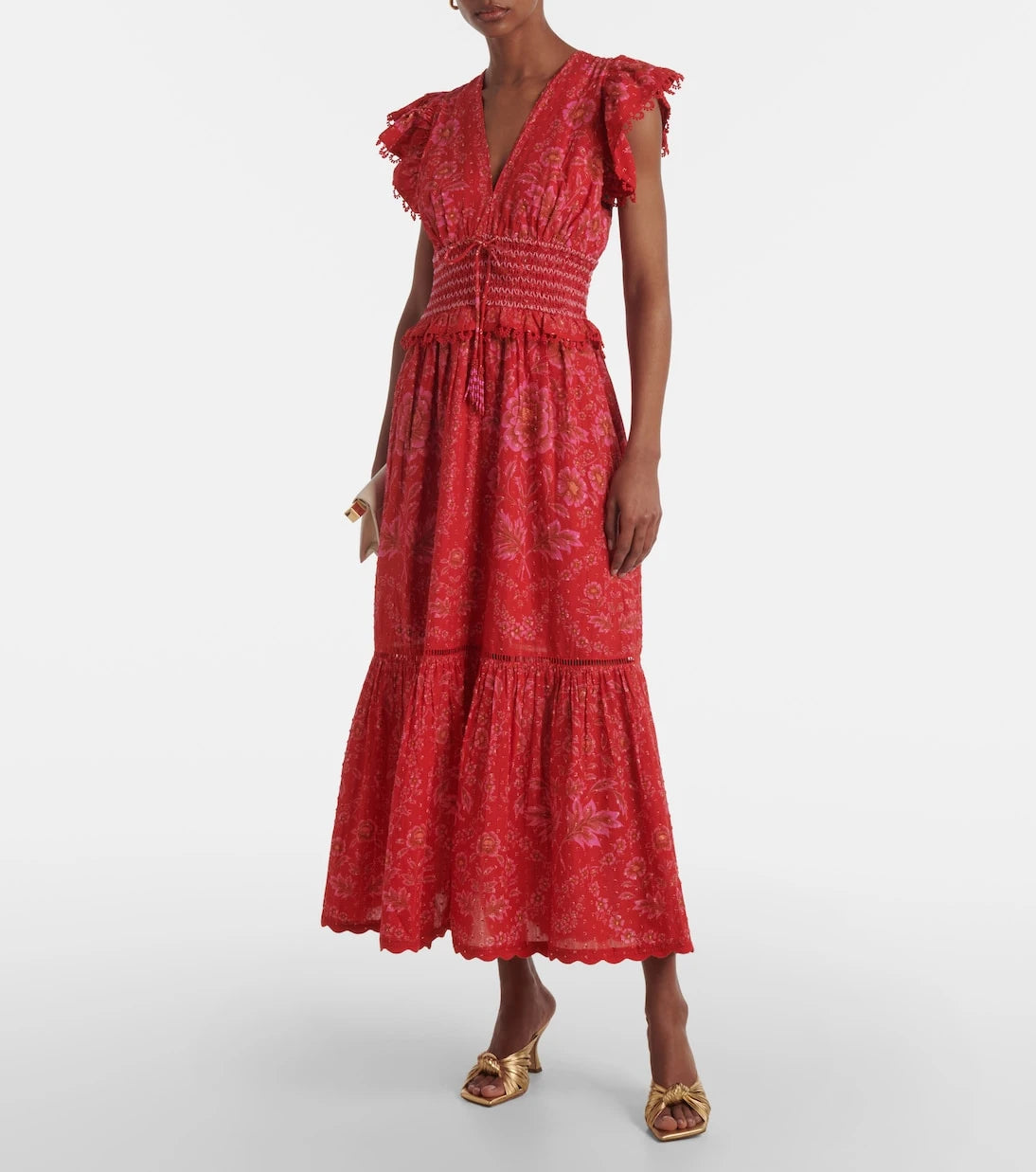 Farm Rio - Floral cotton maxi dress