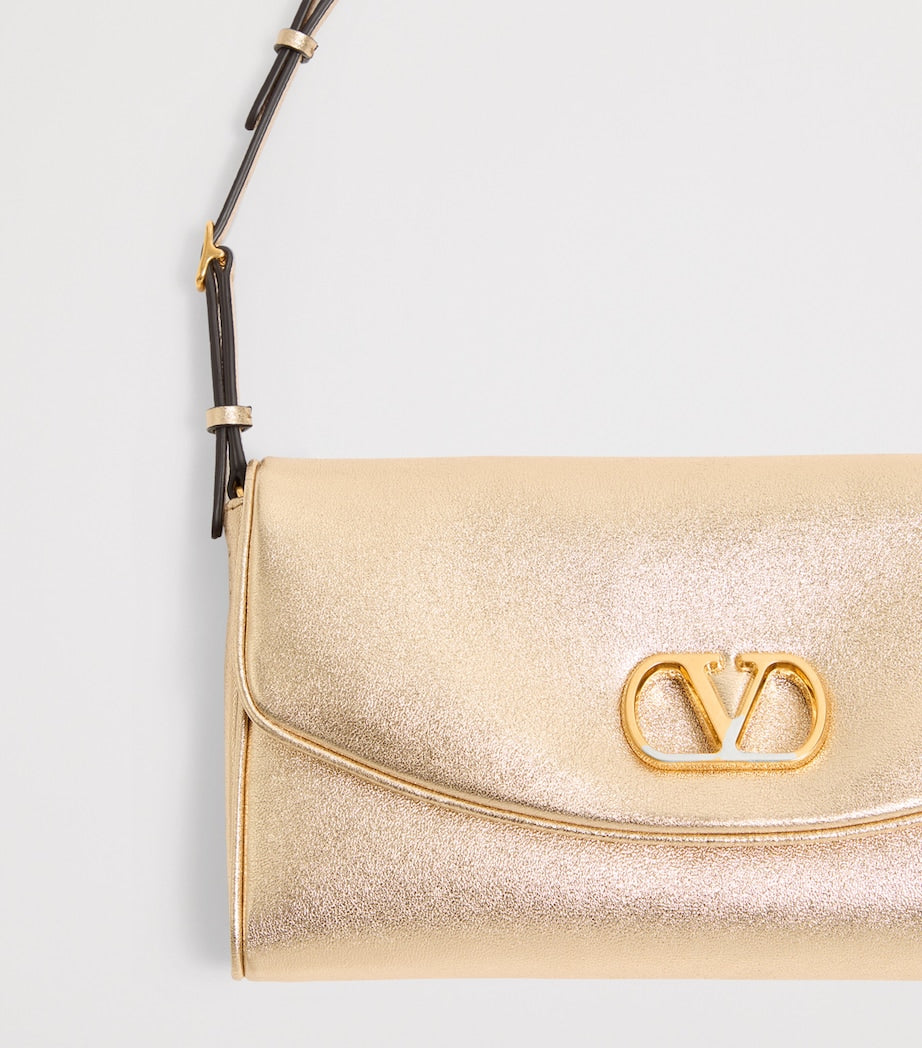 Small Leather DeVain Shoulder Bag