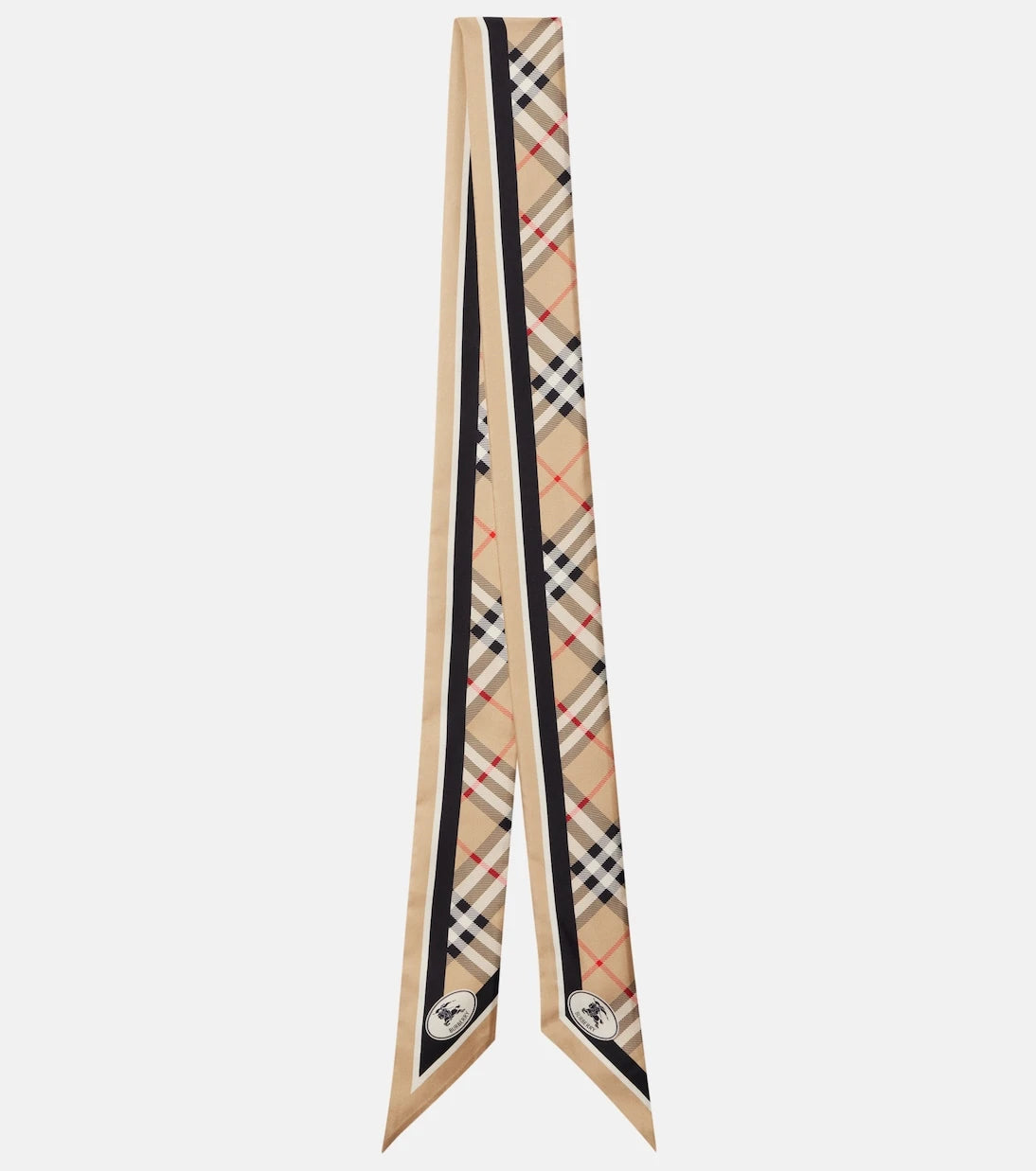 Burberry - Burberry Check silk scarf