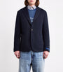 Navy Double-Knit Blazer