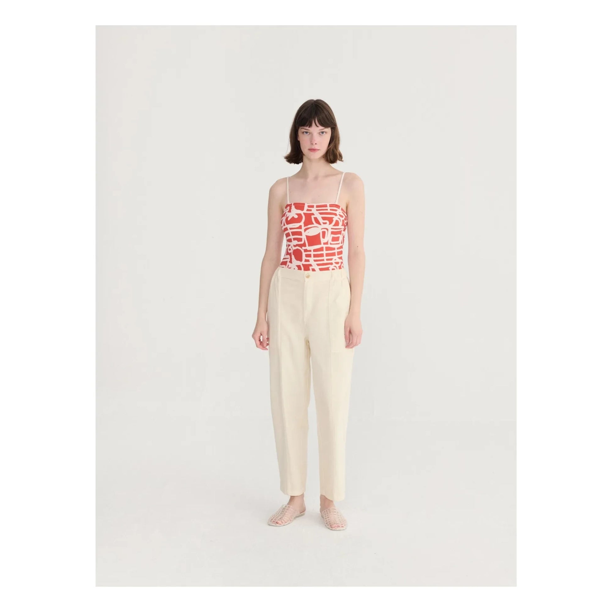 Bobo Choses - Cocoon Organic Cotton Pants | Cream