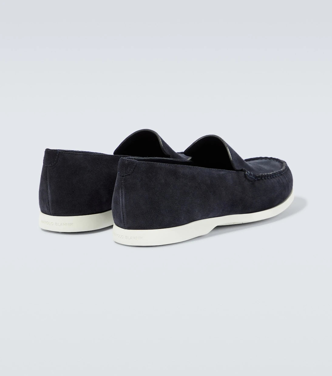 Manolo Blahnik - Monaco suede loafers