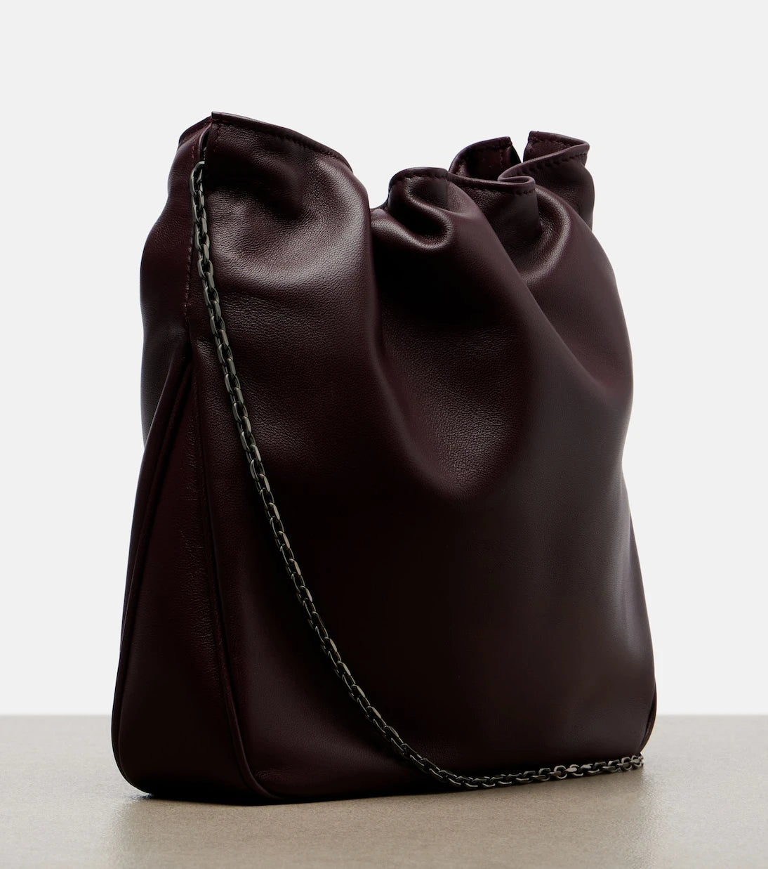 Roger Vivier - Pilgrim Mini leather bucket bag