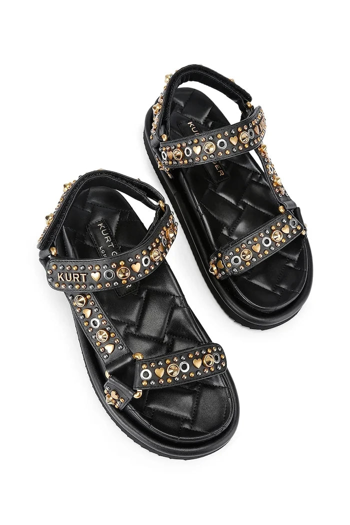 Kurt Geiger London kadın deri sandalet Orson Sandal