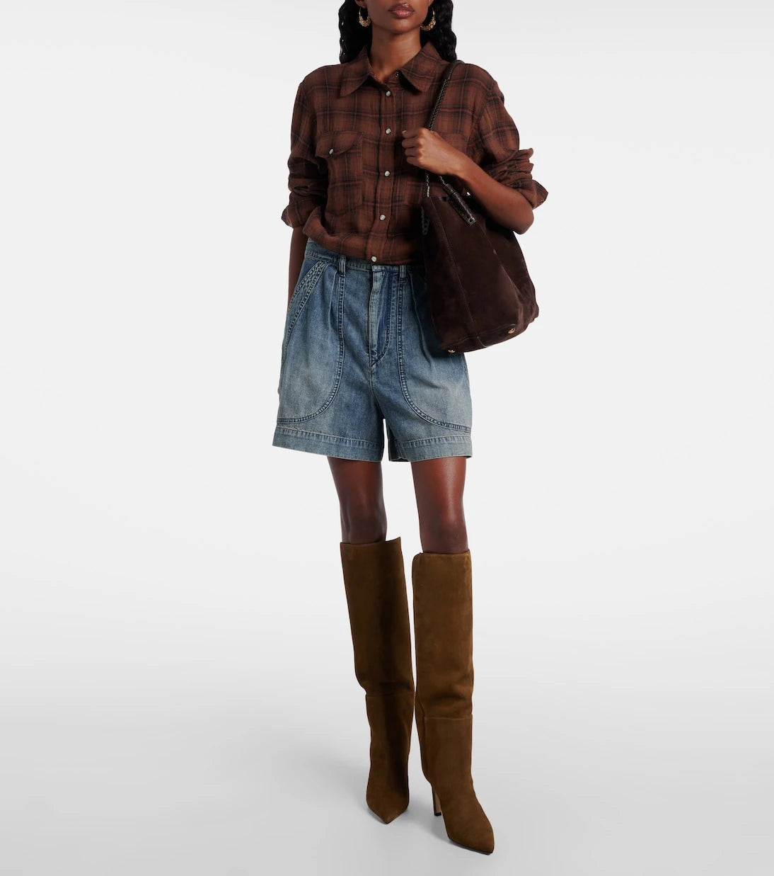 Jimmy Choo - Alizze 85 suede knee-high boots