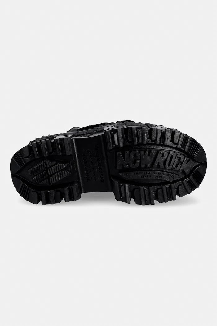 New Rock CRUST NEGRO NEGRO, TANK CASCO обувки дамски от кожа