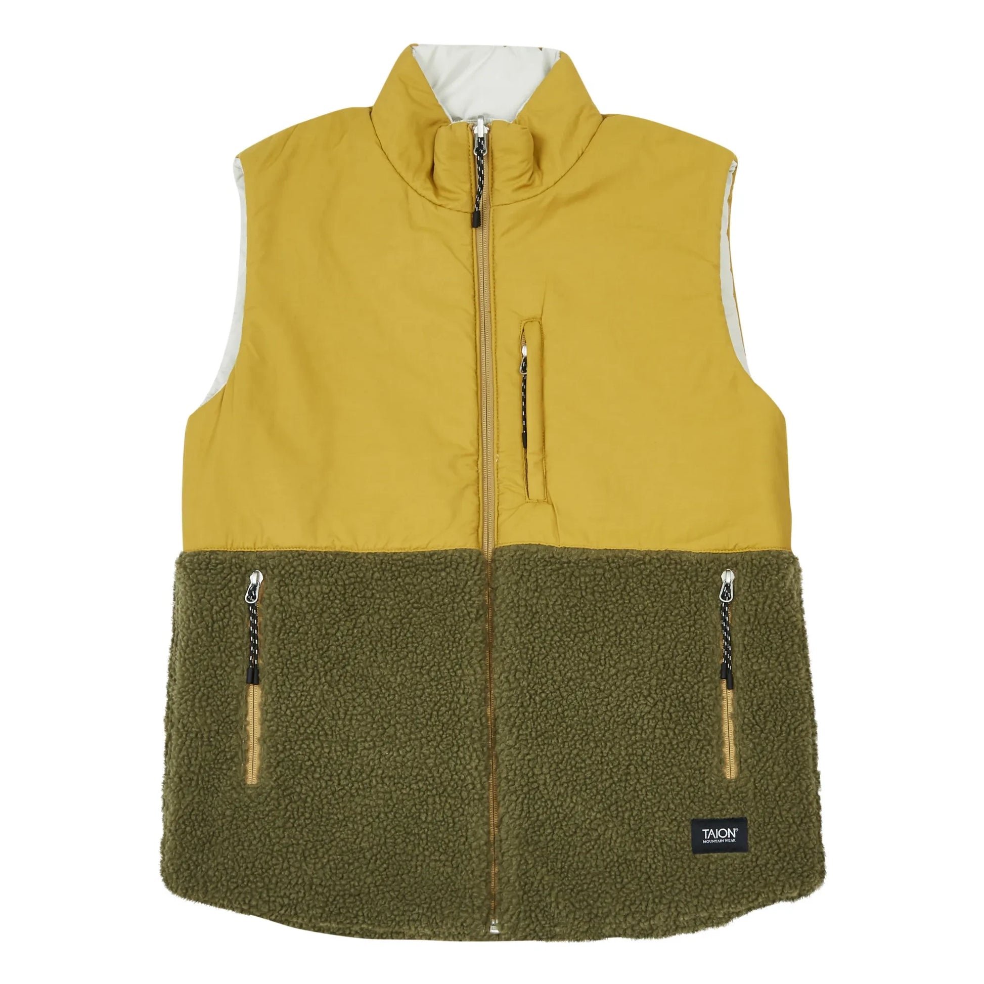 Taion - Mountain Reversible Vest | Olive green