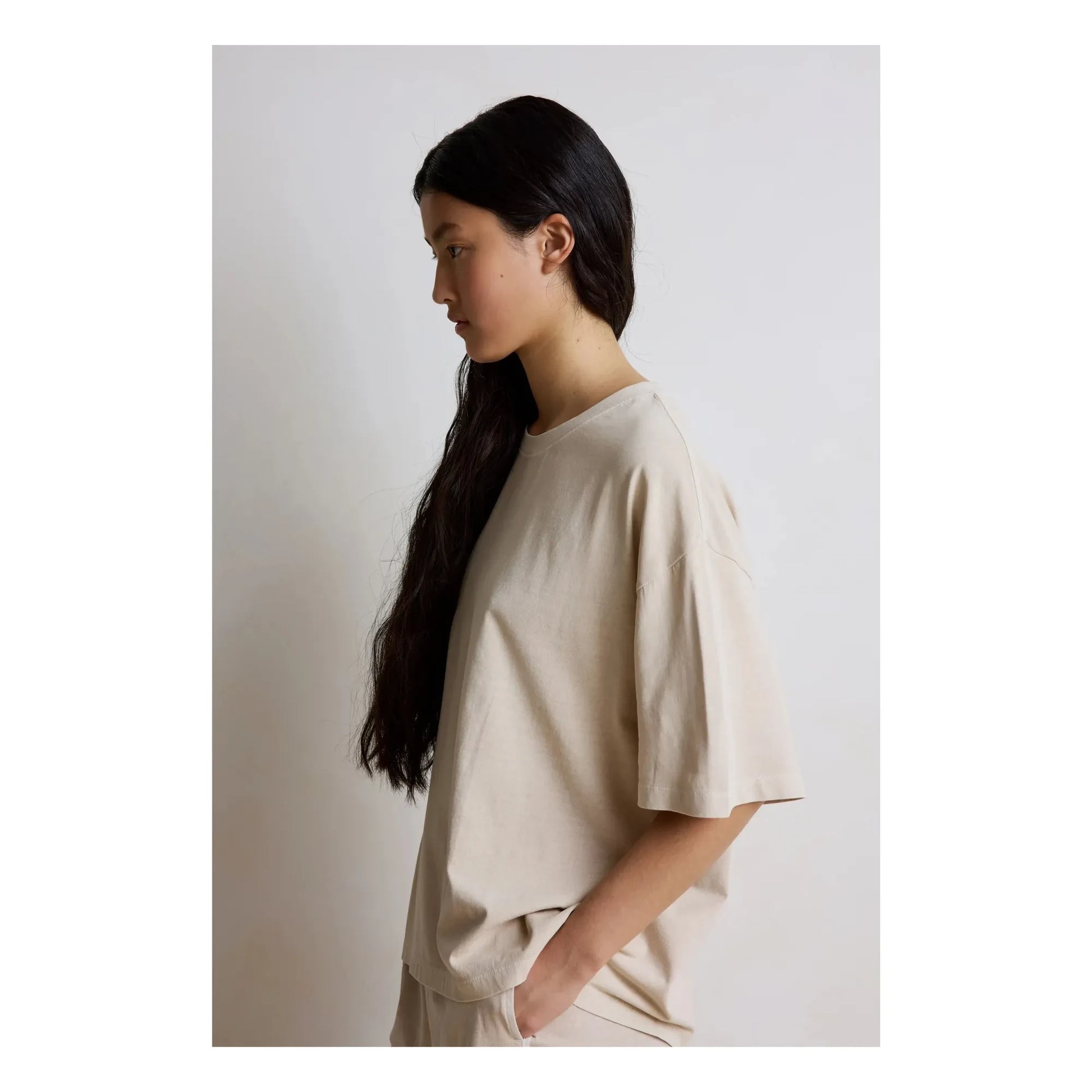 Hod - Ambre Cotton T-shirt | Cream