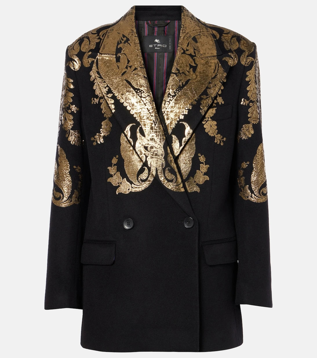 Etro - Paisley wool and cashmere blazer