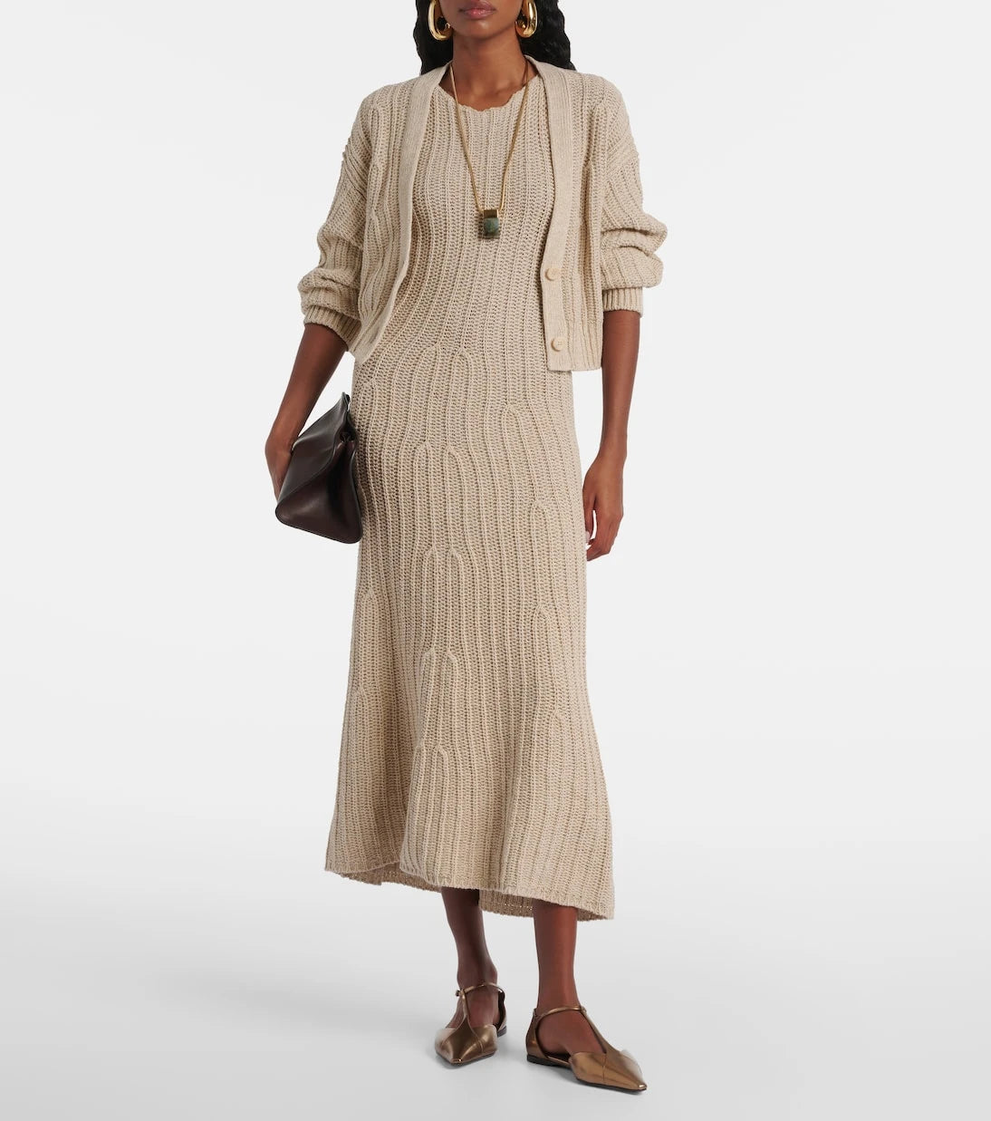 Max Mara - Uccio linen and cotton maxi dress