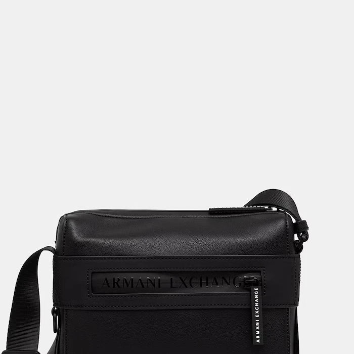 Armani Exchange Erkek Suni Deri Omuz Çantası