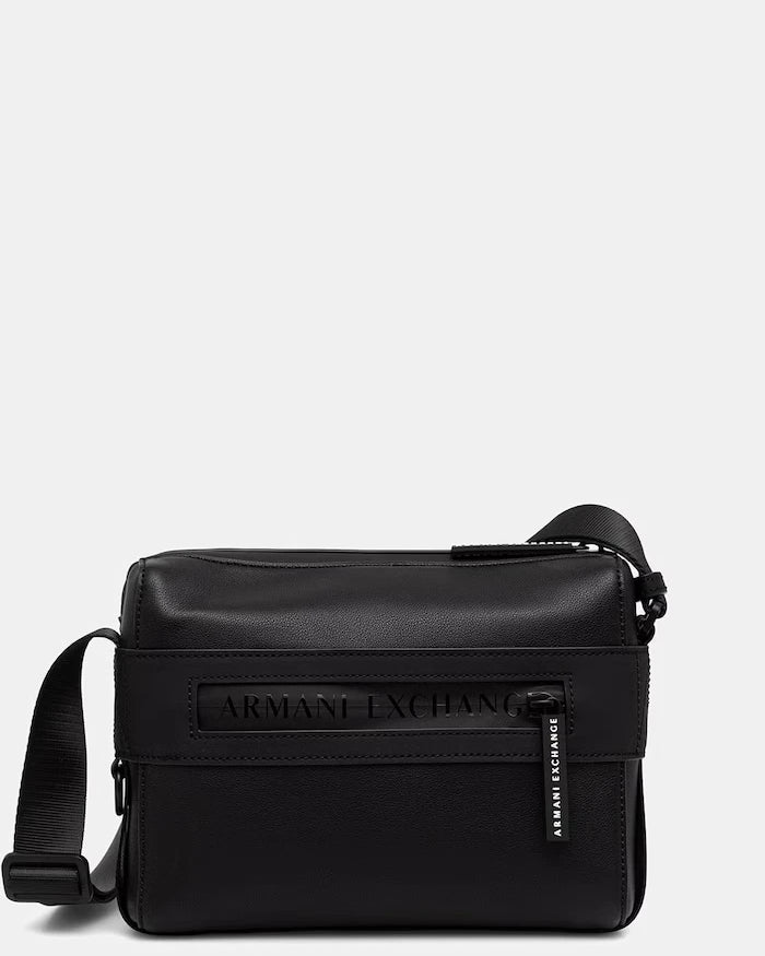 Armani Exchange Erkek Suni Deri Omuz Çantası