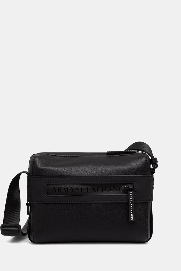 Armani Exchange Erkek Suni Deri Omuz Çantası