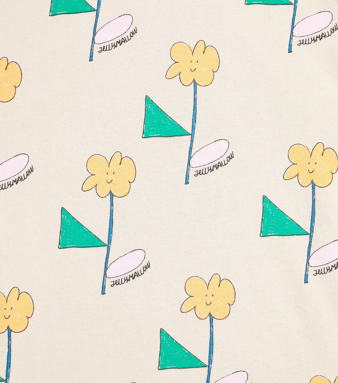Jellymallow - Flower cotton jersey T-shirt
