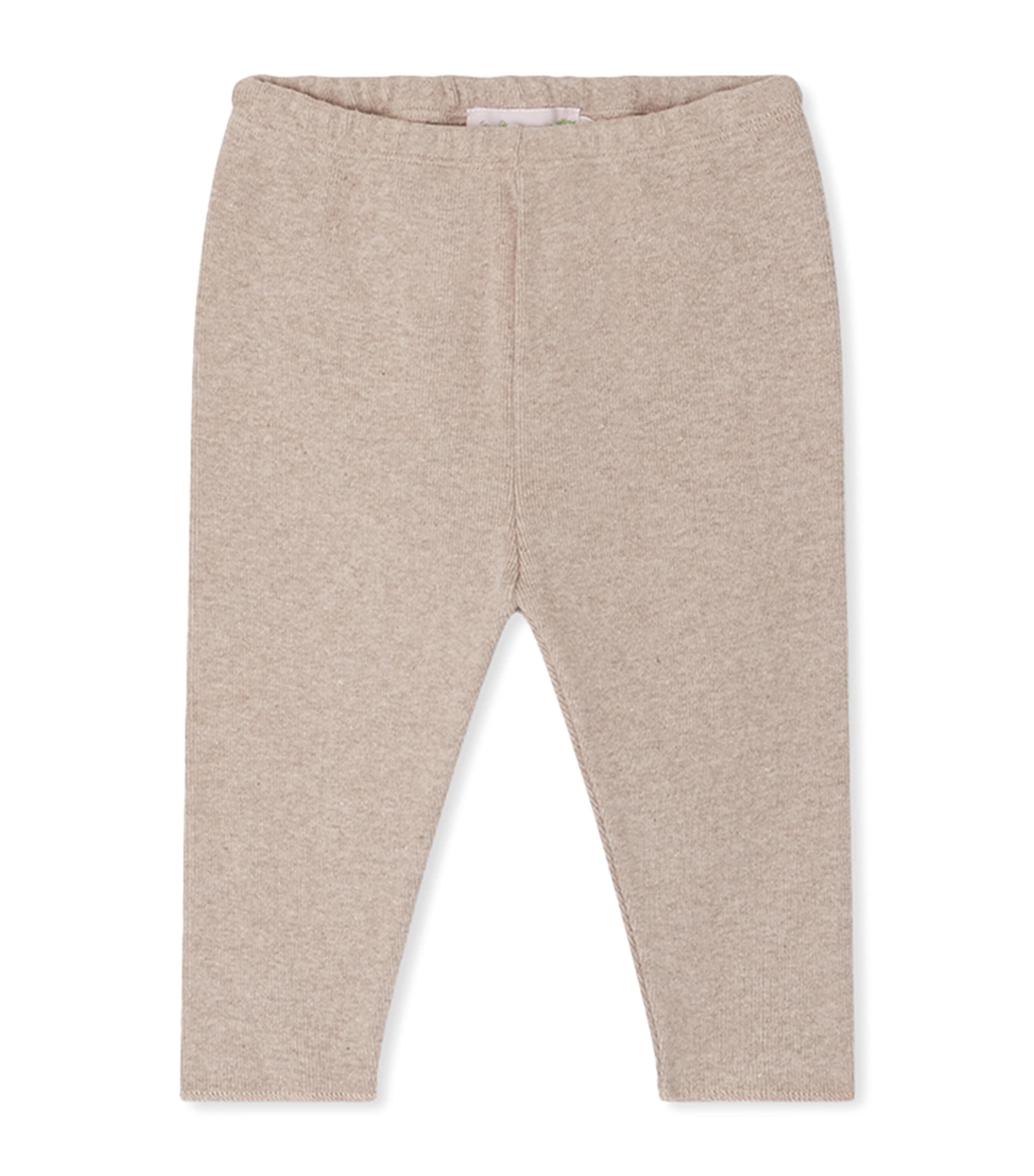Cotton Leggings (1-36 Months) BEIGE