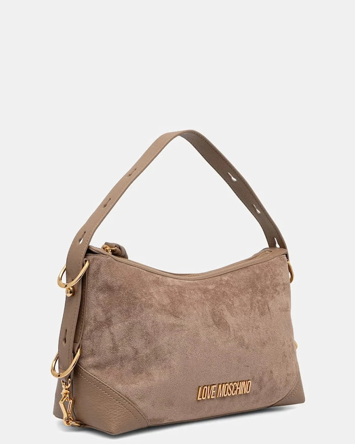 Love Moschino kadın süet görünümlü çanta