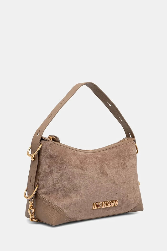 Love Moschino kadın süet görünümlü çanta