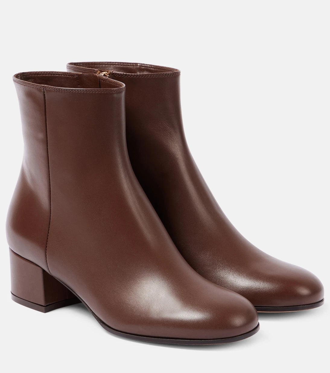 Gianvito Rossi - Joelle leather ankle boots
