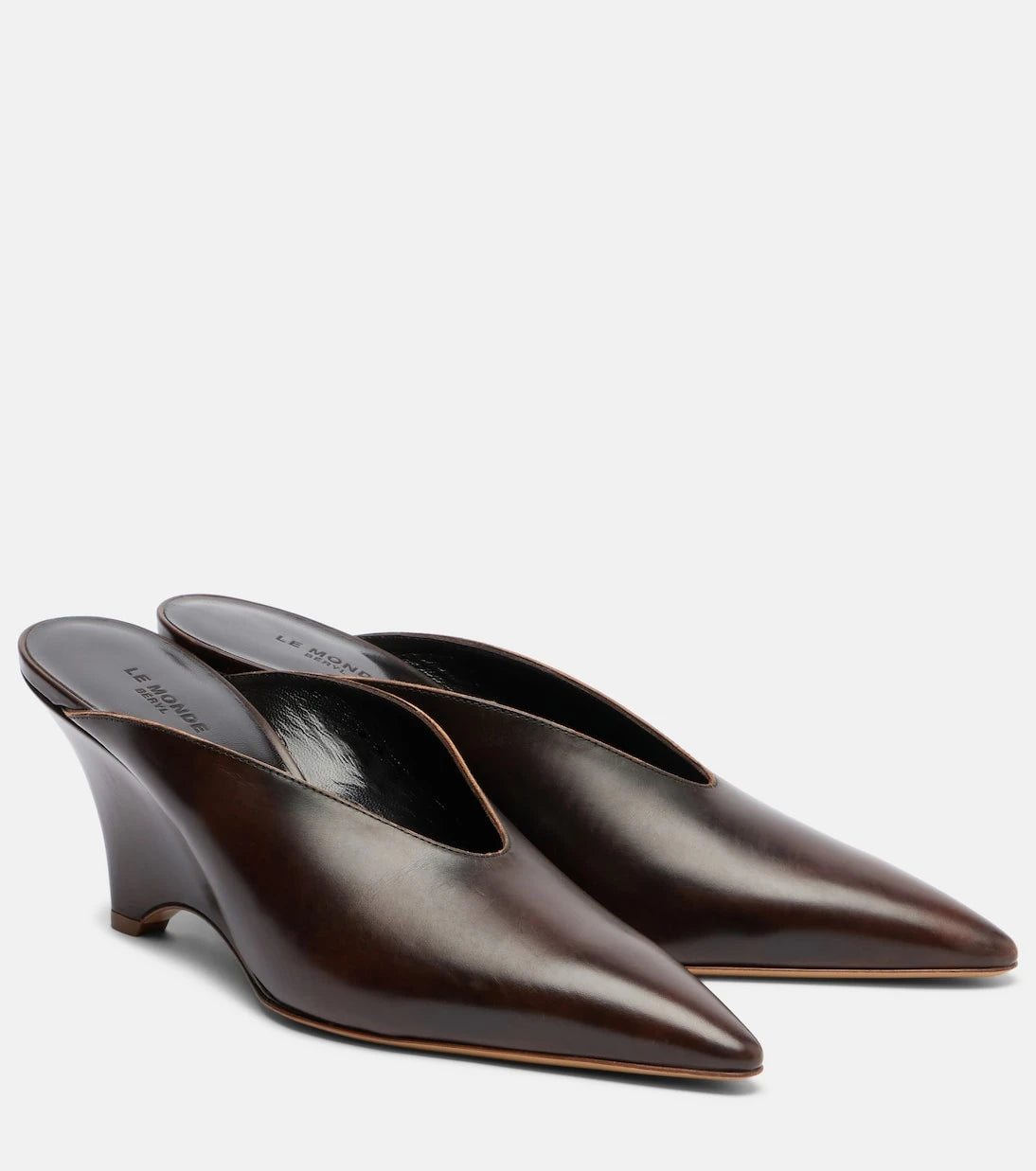 Le Monde Béryl - Victoria 70 leather wedges