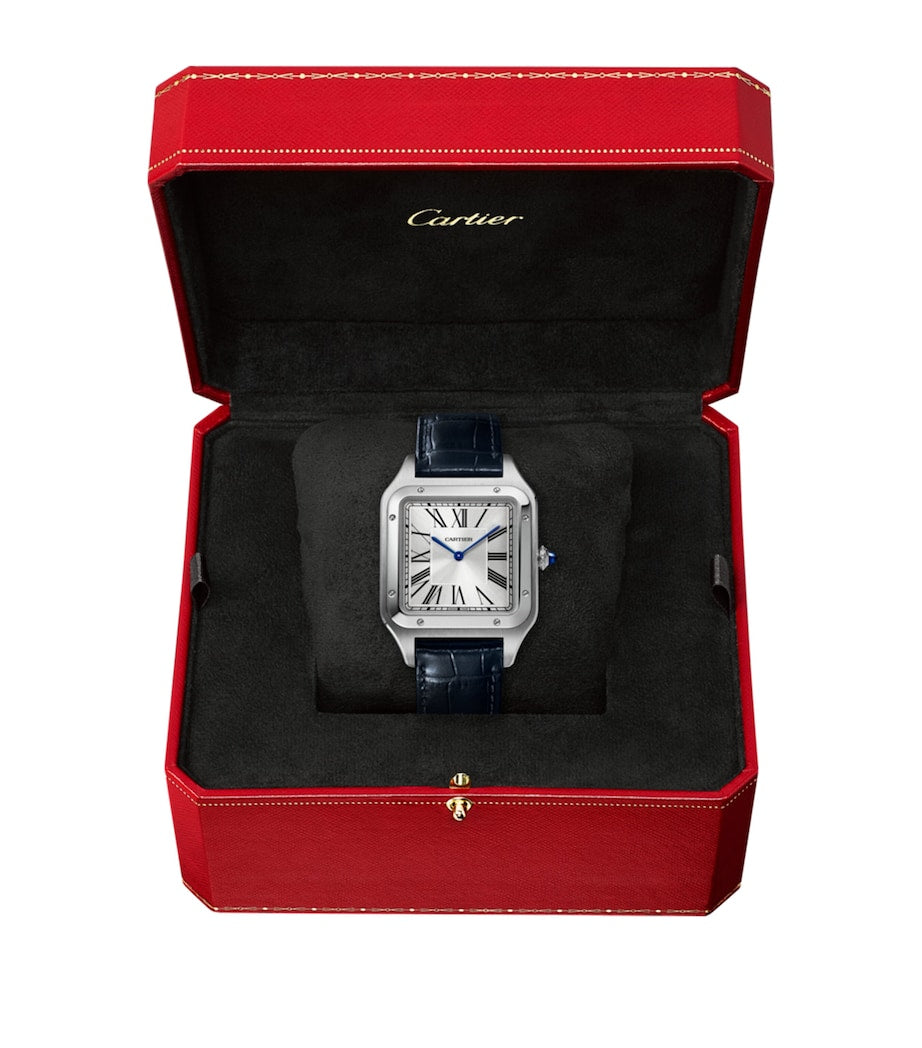 Stainless Steel Santos-Dumont Watch 46.6mm