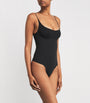 Sheer Seamless Thong Bodysuit