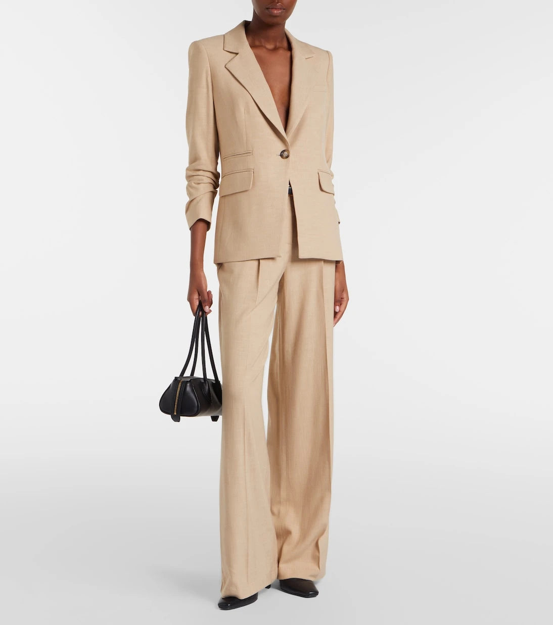 Veronica Beard - Pleated flared pants